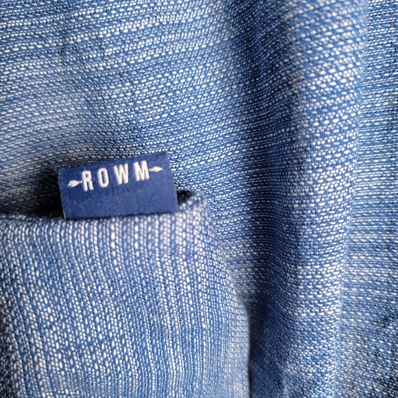 ROWN Men’s 4XB (4XL) Blue Cotton Shirt 100% Breathable Casual Comfortable Top - Picture 4 of 8